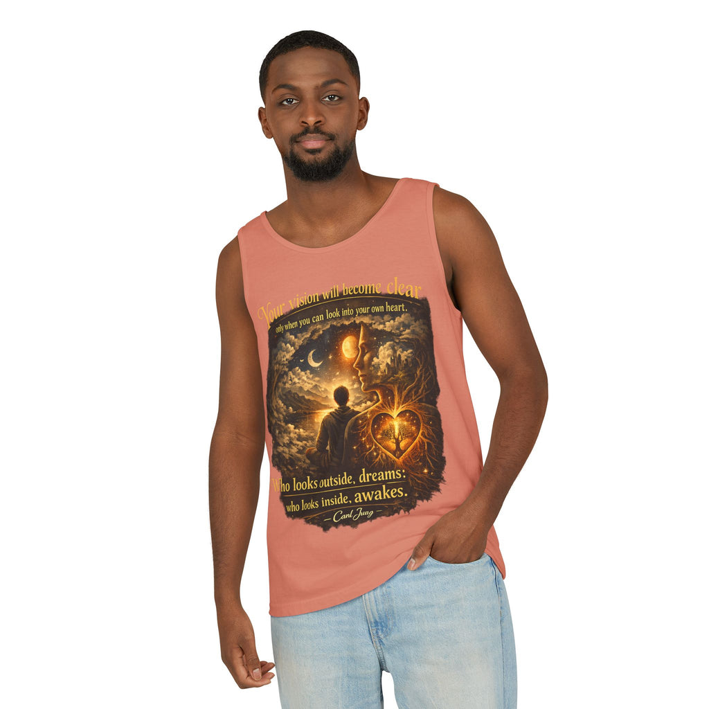 Carl Jung Spiritual Awareness Tank Top — Jungian Psychology Quote Tee