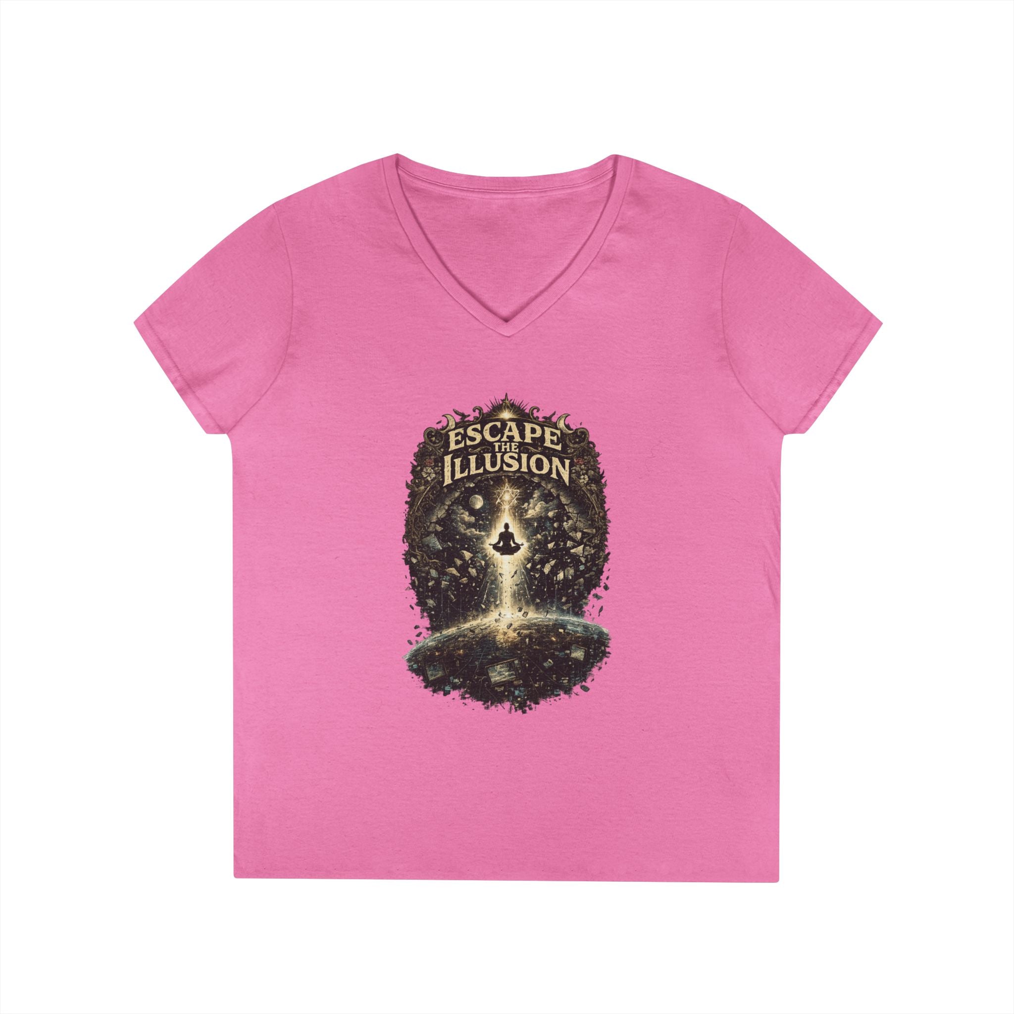 Escape the Illusion Women's V-Neck T-Shirt