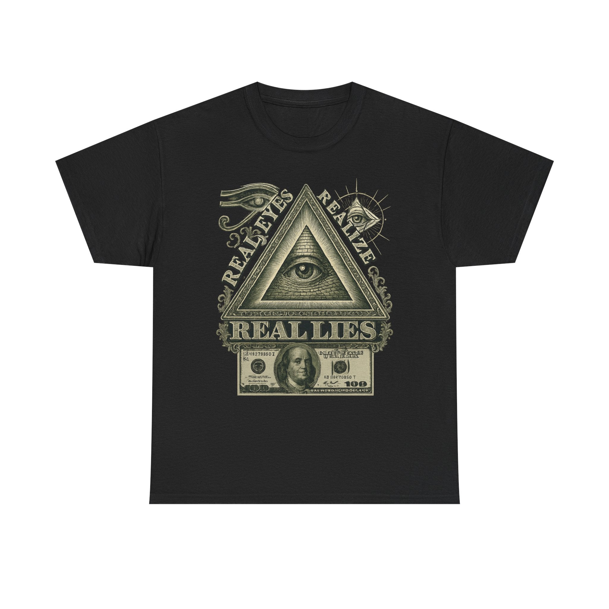 Eye of Providence Money-Style Graphic Tee — Vintage Currency Spiritual Streetwear