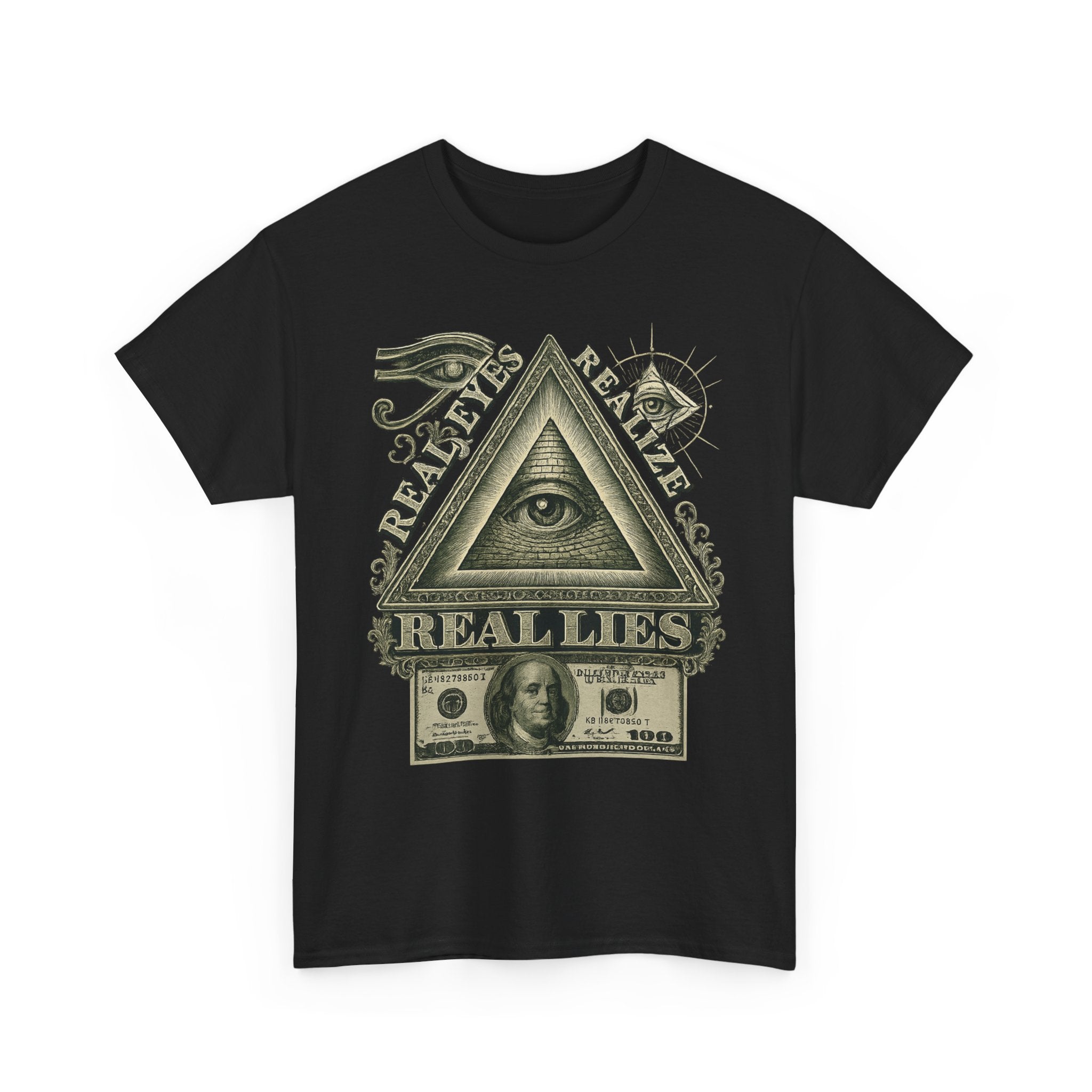 Eye of Providence Money-Style Graphic Tee — Vintage Currency Spiritual Streetwear