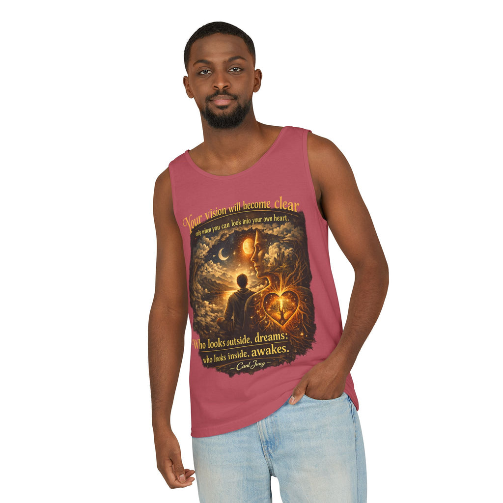 Carl Jung Spiritual Awareness Tank Top — Jungian Psychology Quote Tee