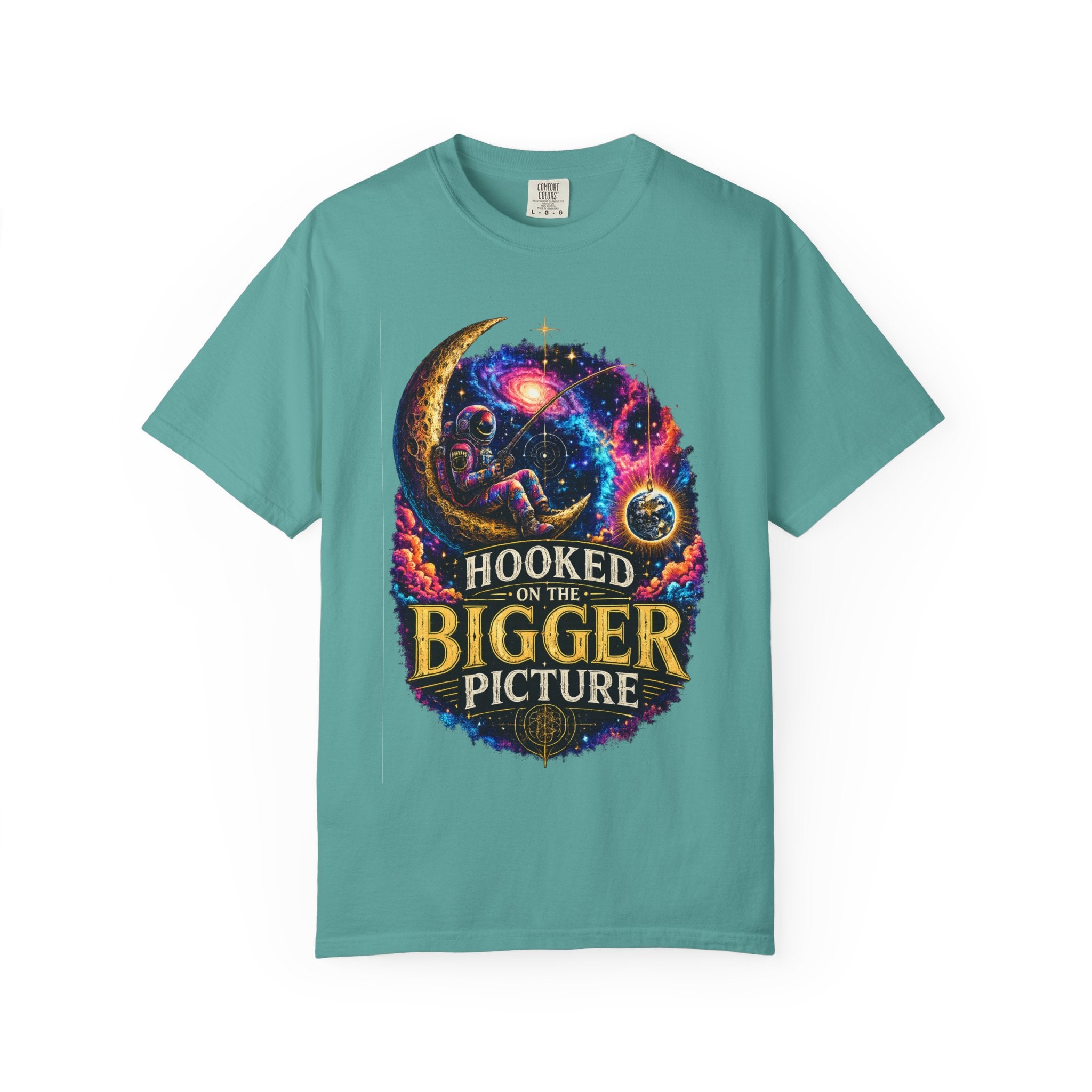 Hooked on the Bigger Picture Astronaut Graphic Tee