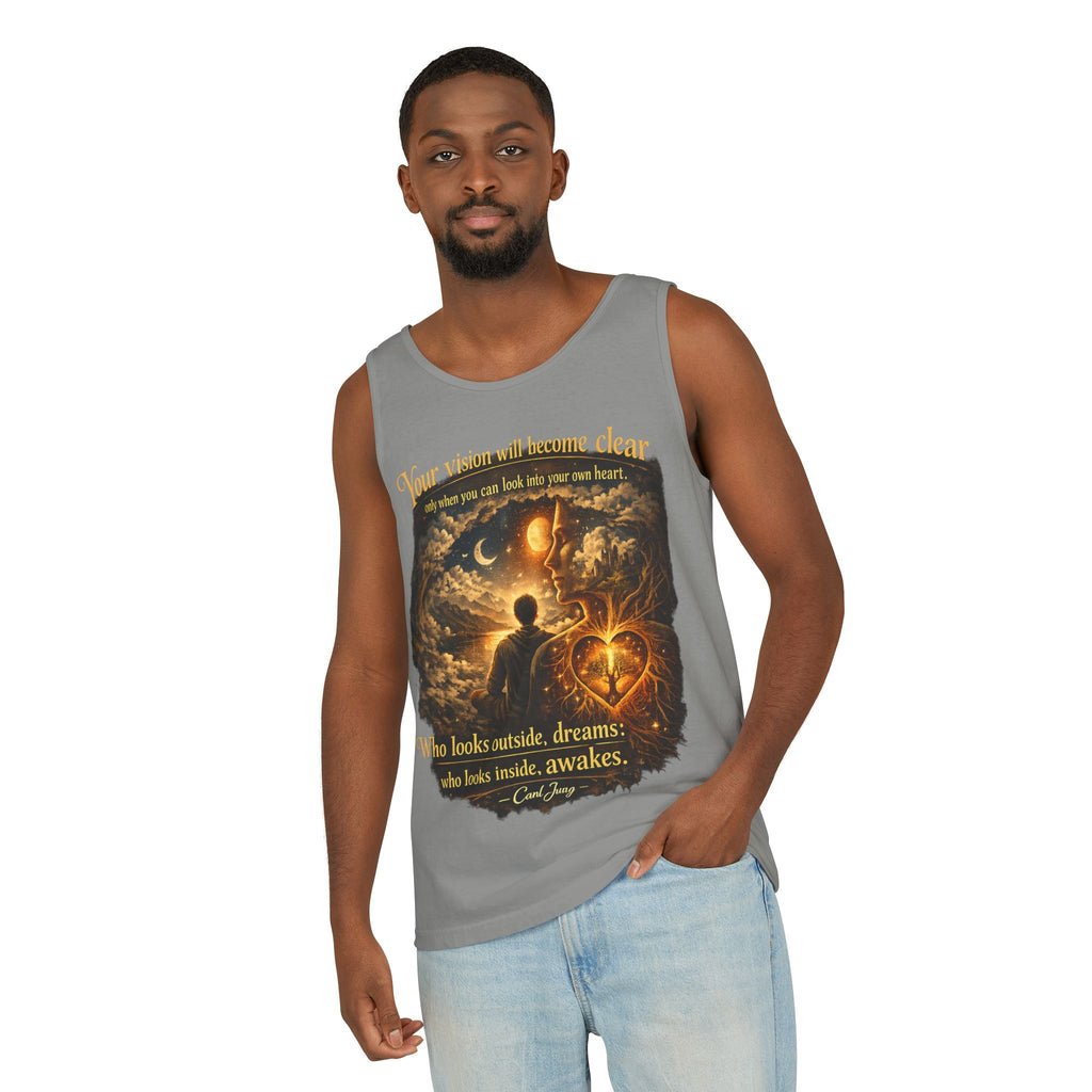 Carl Jung Spiritual Awareness Tank Top — Jungian Psychology Quote Tee