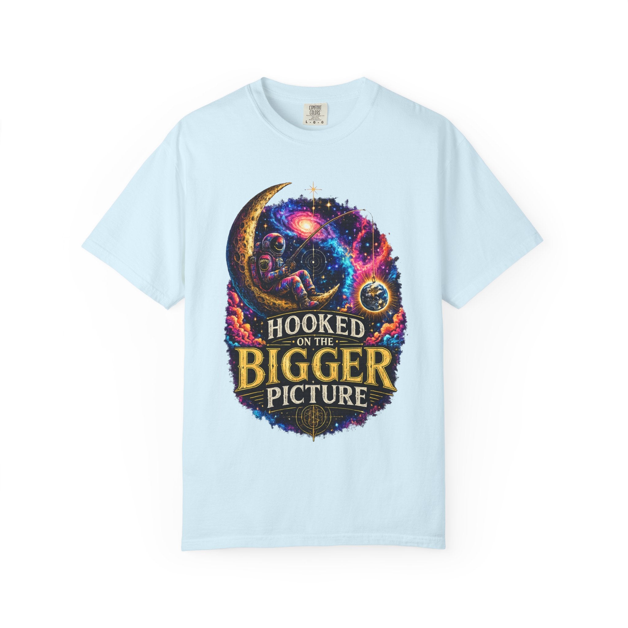 Hooked on the Bigger Picture Astronaut Graphic Tee