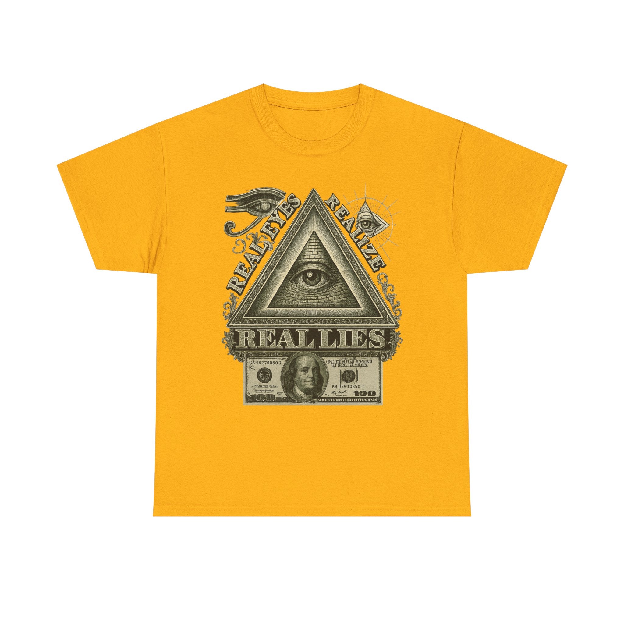 Eye of Providence Money-Style Graphic Tee — Vintage Currency Spiritual Streetwear