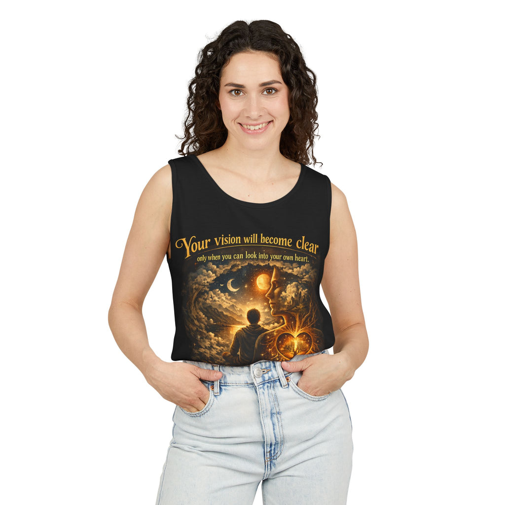 Carl Jung Spiritual Awareness Tank Top — Jungian Psychology Quote Tee