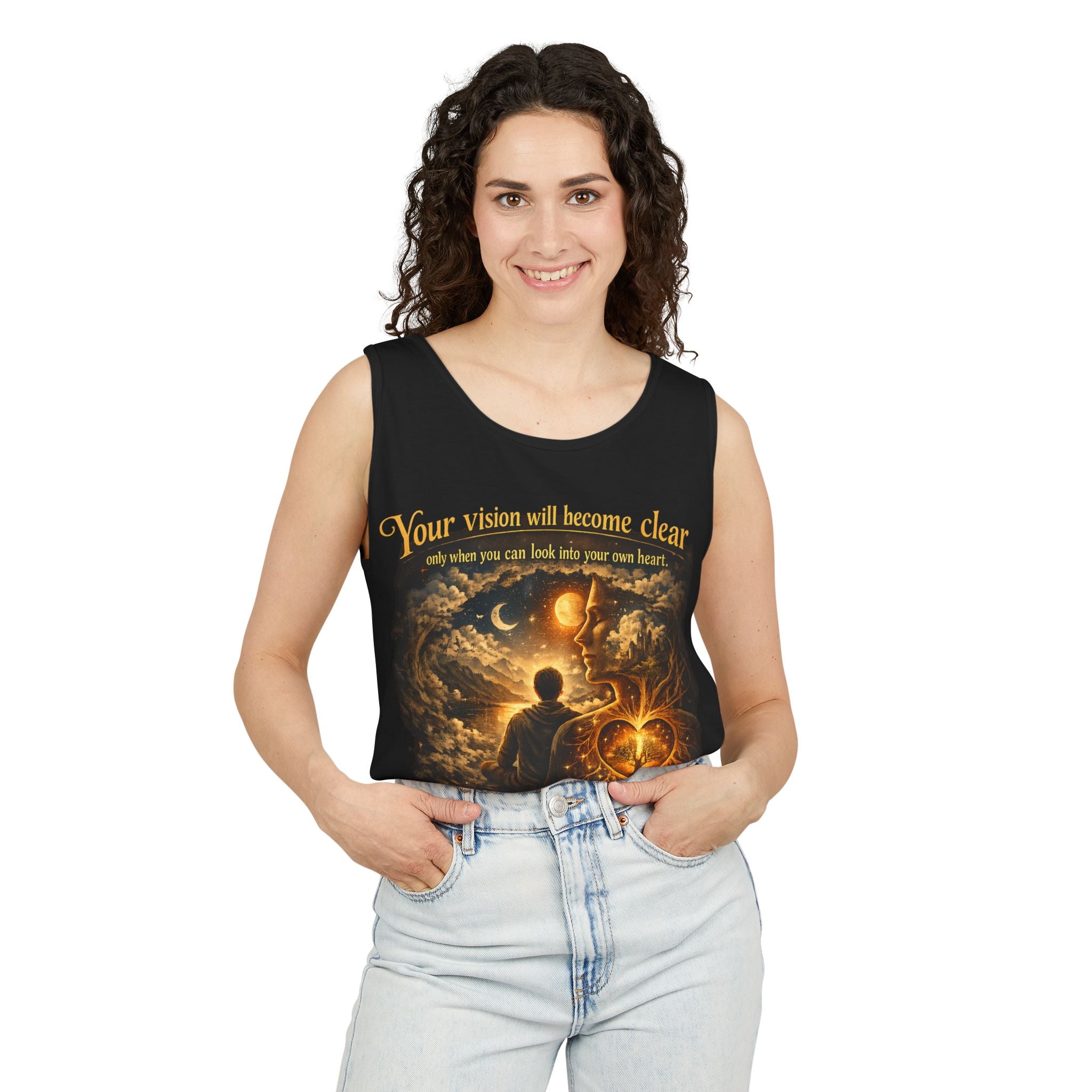 Carl Jung Spiritual Awareness Tank Top — Jungian Psychology Quote Tee