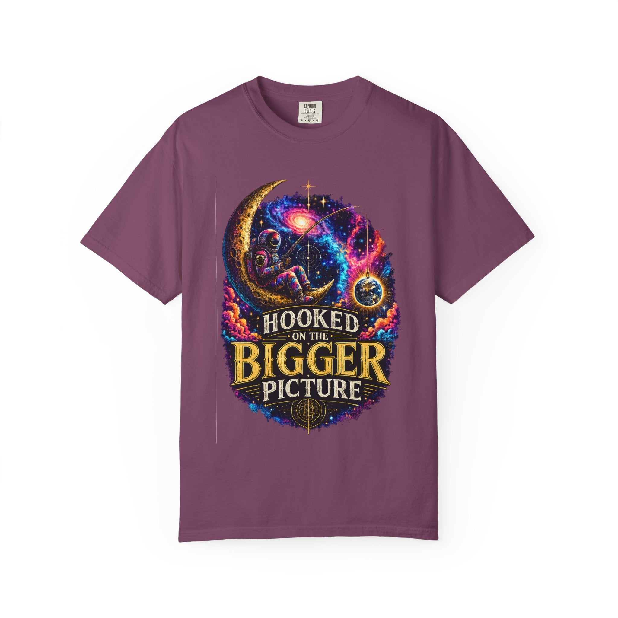 Hooked on the Bigger Picture Astronaut Graphic Tee