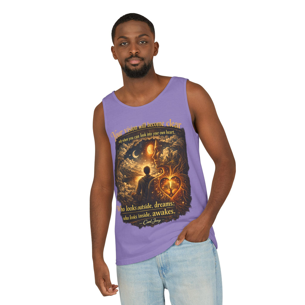 Carl Jung Spiritual Awareness Tank Top — Jungian Psychology Quote Tee