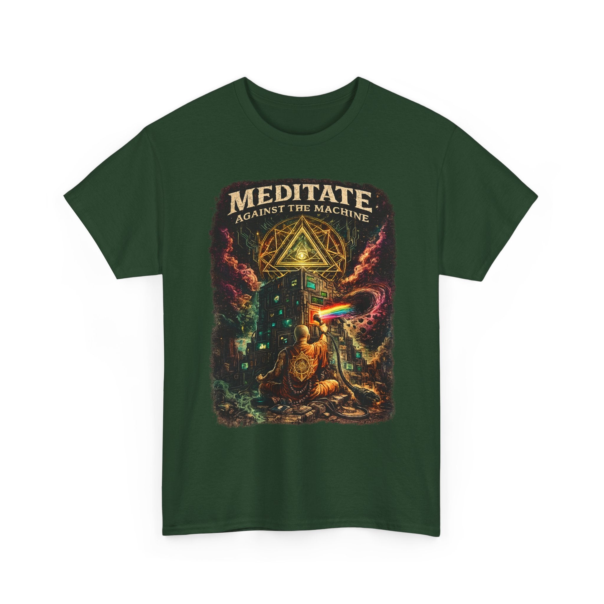 Meditate Against the Machine Tee