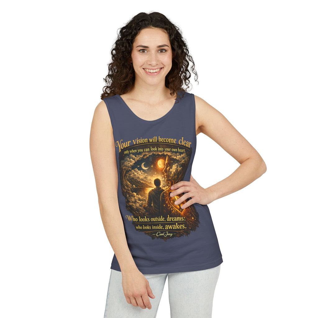 Carl Jung Spiritual Awareness Tank Top — Jungian Psychology Quote Tee